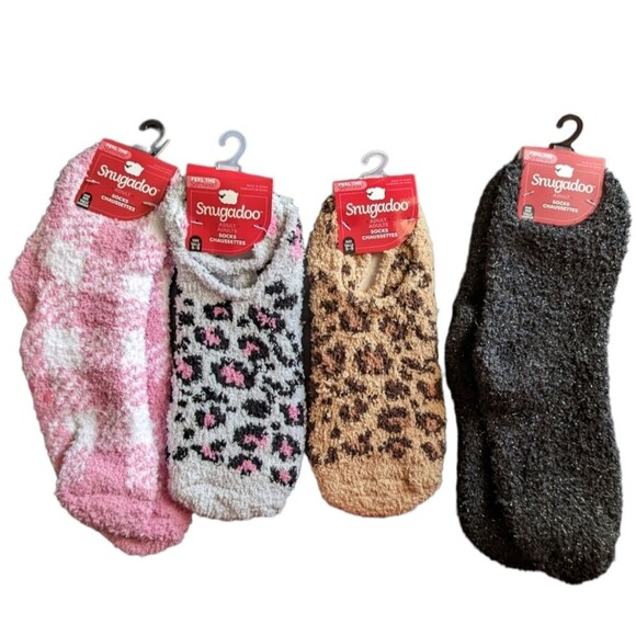 NWT Women's Snugadoo Fuzzy Socks Set, Size 5-9. - Picture 1 of 7